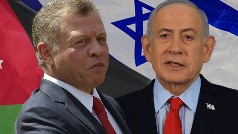 ראש הממשלה בנימין נתניהו ומלך ירדן עבדאללה השני