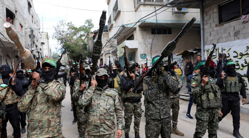 מחבלי חמאס ברצועת עזה