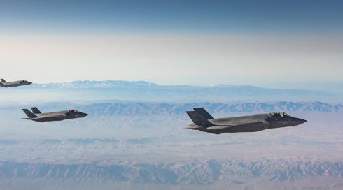 מטוסי ה"אדיר" (F-35I) בדרך לתקיפה באיראן