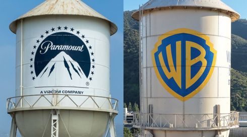 מגדלי המים באולפני האחים וורנר ובאולפני פרמאונט, קליפורניה