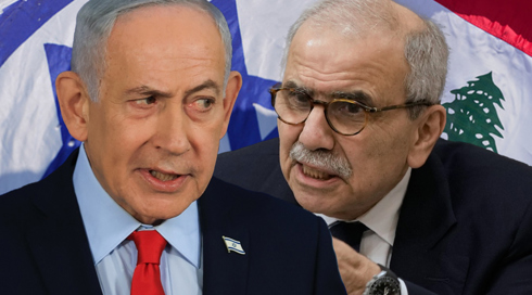 ראש ממשלת לבנון נוואף סלאם וראש הממשלה בנימין נתניהו