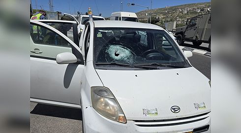 זירת הפיגוע בצומת יצהר, היום