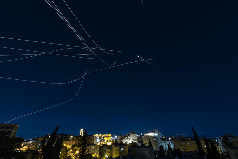 יירוטים בשמי ירושלים במהלך מבצע "שאגת הארי", מרץ 2026