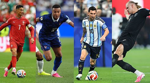 Haland, Messi, Mbappe, Ronaldo
