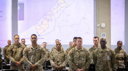 המפקדה של צבא ארצות הברית בקריית גת, אוקטובר 2025