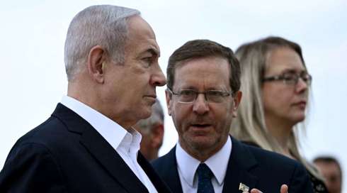 נשיא המדינה יצחק הרצוג וראש הממשלה בנימין נתניהו, אוקטובר 2023