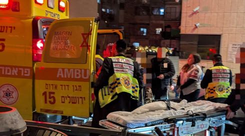 זירת התאונה בירושלים