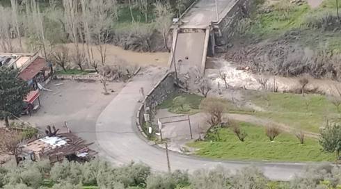 גשר שהותקף באזור נהר הליטאני בלבנון