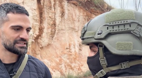 מתוך הכתבה של רשת CNN עם חיילי צה"ל בכפר תייסיר